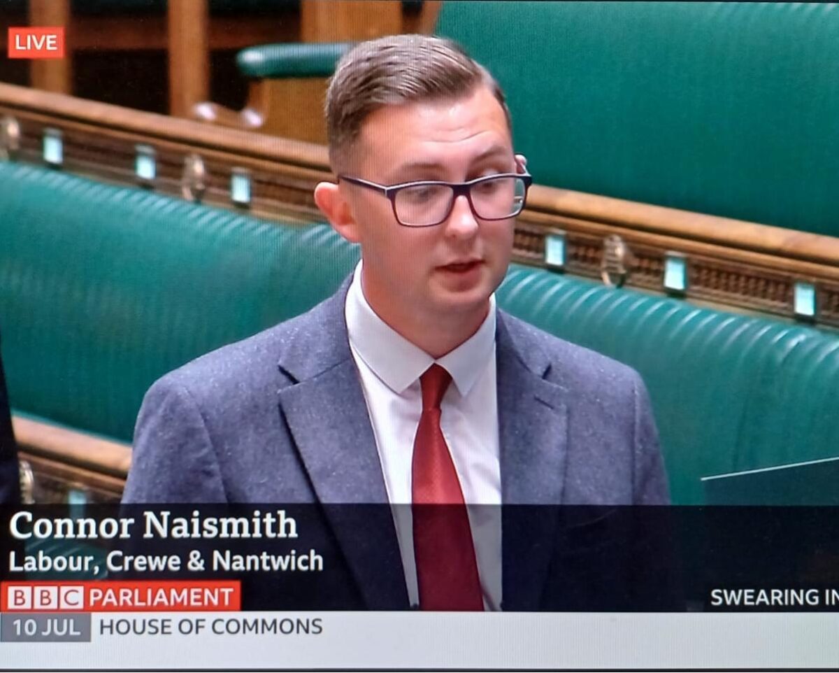 Connor Naismith MP swearing In Ceremony
