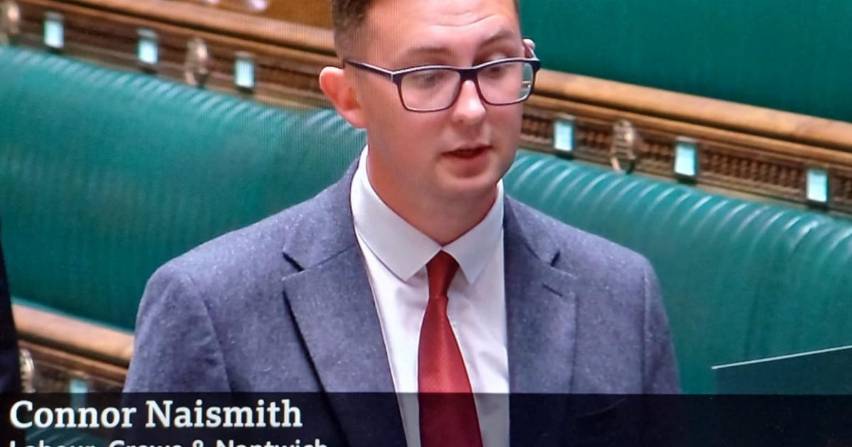 CONNOR NAISMITH MP For Crewe & Nantwich Crewe and Nantwich Labour